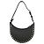 Valentino Borsa hobo mini Lockstud in pelle granulata Nero - vista 2