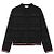 Thom Browne Merinowoll-Pullover mit Rundhalsausschnitt und Tartan-Jacquard-Einlage Schwarz - Ansicht 4