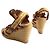 Isabel Marant Sandali con zeppa in rafia Multicolore - vista 5