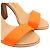 Ralph Lauren Orange Strap Sandale - Ansicht 6