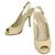 Gucci Slingback em verniz creme Dourado