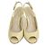 Gucci Slingback em verniz creme Dourado - vista 2
