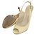 Gucci Slingback em verniz creme Dourado - vista 4