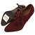 Hermès Botines de ante burdeos con cordones Negro - vista 4