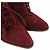 Hermès Botines de ante burdeos con cordones Negro - vista 6