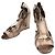 Hermès Tacco wedge bronzo Ghillies Lace Arancione