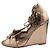 Hermès Tacco wedge bronzo Ghillies Lace Arancione - vista 3
