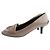 Tod's Pumps ornamentali Gommino in suede grigio khaki Marrone - vista 3