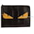 Fendi Clutch Bagbug Mostro in Python Reale Nero Senape  - vista 1