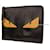Fendi Clutch Bagbug Mostro in Python Reale Nero Senape  - vista 2
