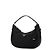 Prada Sac hobo en cuir Triangle avec logo Noir - vue 5