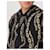 Versace Kapuzenpullover mit durchgehendem Kettenmuster Schwarz  - Ansicht 6