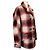 Isabel Marant Big Check Oversized Wool Blend Padding Coat Red - view 2