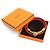 Hermès Colar e pulseira de couro trançado bordô com tom dourado Vermelho - vista 4