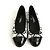 Chanel Ballerine in Tweed con Punta Captoe CC Bicolore Bianco - vista 2