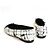 Chanel Ballerine in Tweed con Punta Captoe CC Bicolore Bianco - vista 4