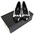 Chanel Ballerine in Tweed con Punta Captoe CC Bicolore Bianco - vista 5