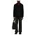 Saint Laurent Double Breasted Long Sleeve Coat Black