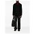 Saint Laurent Double Breasted Long Sleeve Coat Black - view 4