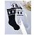 Burberry Calze sportive Monogram TB Nero Bianco - vista 3