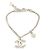 Chanel Bracciale in perle con logo CC in argento Bianco - vista 2