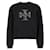 Tory Burch Sweatshirt mit Kristall-Logo Schwarz  - Ansicht 1