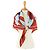 Burberry Foulard in seta LOVE Archive Beige Marrone
