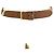 Burberry Damen reversible Canvas-Leder-Gürtel in Camel-Tan Braun