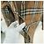 Burberry Camisa de manga larga para mujer en algodón camel a cuadros - Ropa de lujo Castaño - vista 10