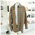 Burberry Camisa de manga larga para mujer en algodón camel a cuadros - Ropa de lujo Castaño - vista 12