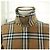 Burberry Camisa de manga larga para mujer en algodón camel a cuadros - Ropa de lujo Castaño - vista 8