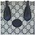 Gucci Borsa mini tote da donna in tela rivestita blu navy - vista 16