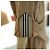 Burberry ABITO BICOLOR SOFFICE CAMMELLO GIOVANNA STP Marrone - vista 13
