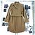 Burberry ABITO BICOLOR SOFFICE CAMMELLO GIOVANNA STP Marrone - vista 17