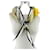 Burberry Sciarpa a triangolo gialla in cotone Marrone  - vista 1