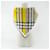Burberry Sciarpa a triangolo gialla in cotone Marrone  - vista 11