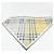 Burberry Sciarpa a triangolo gialla in cotone Marrone  - vista 16