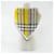 Burberry Sciarpa a triangolo gialla in cotone Marrone  - vista 3
