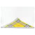 Burberry Sciarpa a triangolo gialla in cotone Marrone  - vista 4