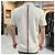 Thom Browne Polo de algodón piqué con rayas en la parte posterior, ajuste relajado, manga corta Blanco - vista 24