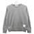 Thom Browne Sweatshirt mit Zentralsstreifen Hellgrau Braun - Ansicht 14