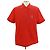 Burberry Camisa de Mujer Copland Rojo Brillante Polo de Algodón Roja