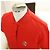 Burberry Camisa de Mujer Copland Rojo Brillante Polo de Algodón Roja - vista 3