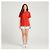 Burberry Camisa de Mujer Copland Rojo Brillante Polo de Algodón Roja - vista 8