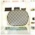 Gucci Borsa a tracolla da donna in tela marrone con catena in pelle KHNKG - vista 13