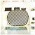 Gucci Borsa a tracolla da donna in tela marrone con catena in pelle KHNKG - vista 3