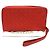 Bottega Veneta Clutch e Portafoglio Lungo Rosso - vista 3