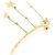 Dior Perlen Ohrstecker mit goldener Oberfläche SHINY-D - Ansicht 6