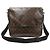 Louis Vuitton Borsa a tracolla Messenger Bast GM in tela Macassar con monogramma Nero