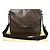 Louis Vuitton Borsa a tracolla Messenger Bast GM in tela Macassar con monogramma Nero - vista 2